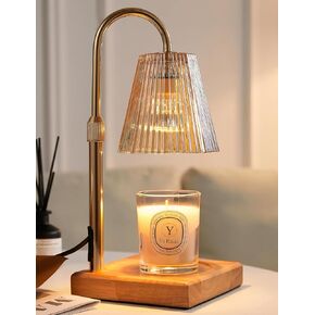 Candle Warmer Lamp with Timer, Dimmable Candle Warmer for Home Decor, Birthday Gifts for Women, Adjustable Height Wax Melt Warmer with 2 Bulbs in Saudi Arabia