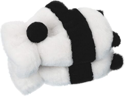 Winter Panda Gloves for Kids 8-12 Years Boys Girls Funny Cute Warm Fingerless Panda Mittens Thermal Soft Plush Gloves in Kuwait