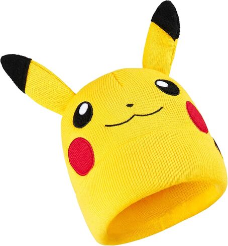 Pokemon Beanie Winter Hat for Kids, 5–12 Yrs, Knitted Beanie Hat for School, Travel, Winter Accessories, Anime Gifts for Boys in Saudi Arabia