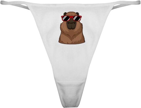 CafePress Capybara Sunglasses Funny Capibara Animal Lover Underwear, Womens Panties in Saudi Arabia