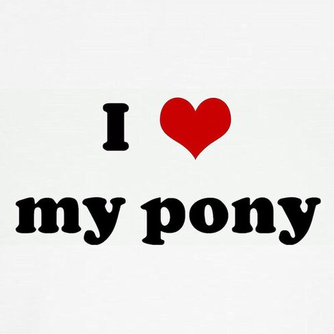 CafePress I Love my pony ملابس داخلية كلاسيكية رفيعة، سراويل داخلية نسائية in Saudi Arabia