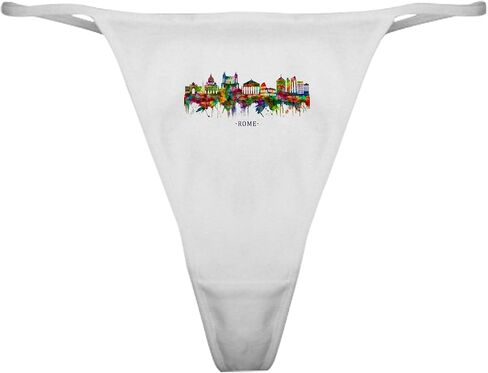 CafePress Rome Italy Skyline Classic Thong Underwear, Womens Panties in Saudi Arabia