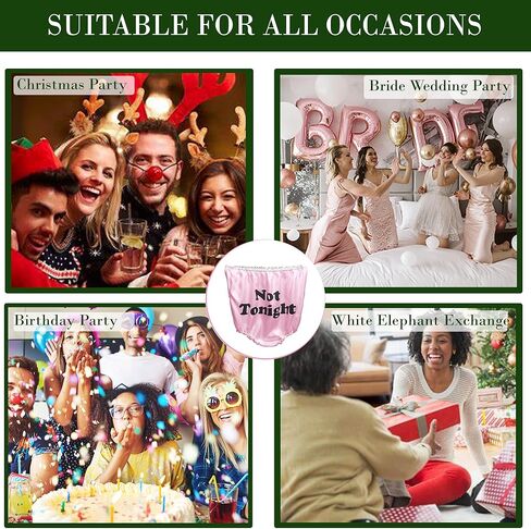Granny Panties White Elephant Gifts for Adults Pranks Gag Funny Big Underwear Bachelorette Gifts for Bride Prank Stuff in Kuwait