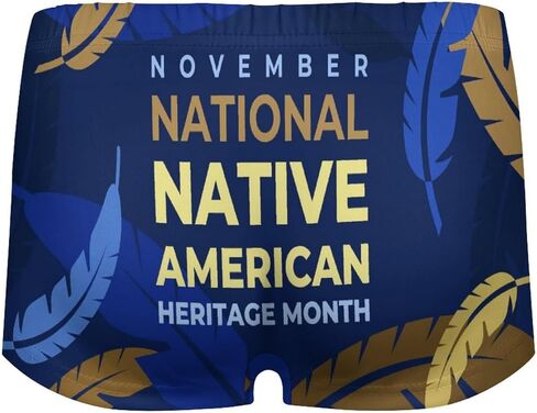 Native American Heritage Month Indigenous Pride Women's Underwear Boxer Briefs Soft Stretch Waisted Trunks in Saudi Arabia