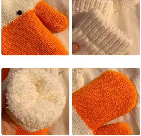 Winter Goose Gloves Socks Funny Novelty Cute Goose Animals Mittens Socks Set for Women Men Boys Girls Party Gift in Saudi Arabia