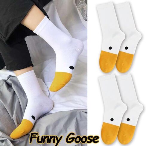 Winter Goose Gloves Socks Funny Novelty Cute Goose Animals Mittens Socks Set for Women Men Boys Girls Party Gift in Saudi Arabia