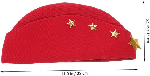 Sailor Dance Hat Berets Cap for Square Dance Stylish and Cozy Stewardess Boat Cap for Parties and Performances Unisex Design Red in Saudi Arabia