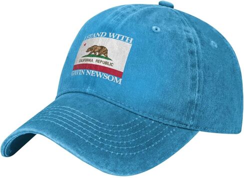 I Stand with Governor Gavin Newsom Hat Free Gavin Newsom Hat Trucker Cap for Men Women Black in Saudi Arabia