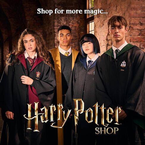 Harry Potter Gryffindor Knitted Fingerless Gloves with Convertible Mitten Cover - Burgundy & Yellow Striped Design with House Crest - Winter Wear for Fans & Collectors - Adults and Teens in Kuwait