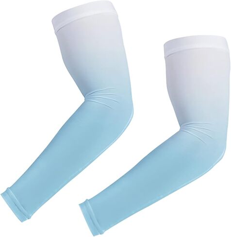 أكمام ذراع تبريد متدرجة باللون الأزرق الفاتح للرجال والنساء، أزرق متدرج in Kuwait