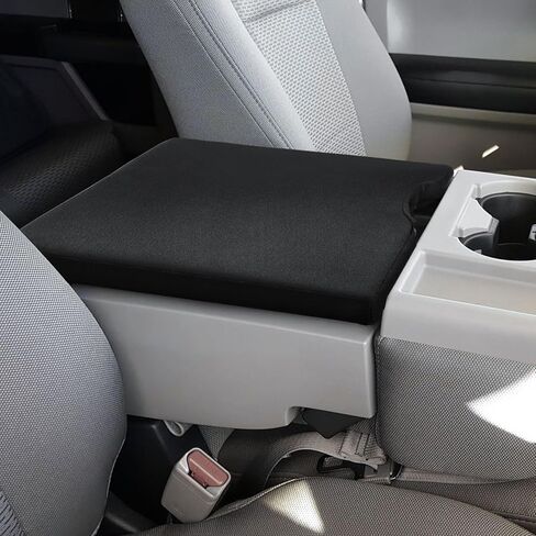 غطاء وحدة التحكم المركزية JOYTUTUS متوافق مع 2009-2014 Ford F150، غطاء مسند الذراع الجلدي لوحدة التحكم المركزية غطاء مسند الذراع in Kuwait