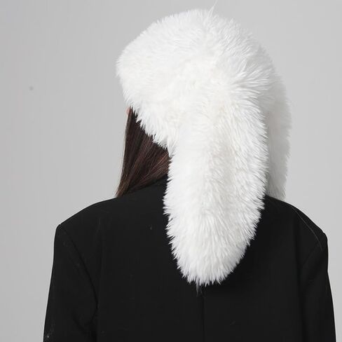 Bunny Ears Hat Fuffy Bunny Hat Cute Y2K Furry Rabbit Beanies for Indoor Outdoor Festival Party in Saudi Arabia