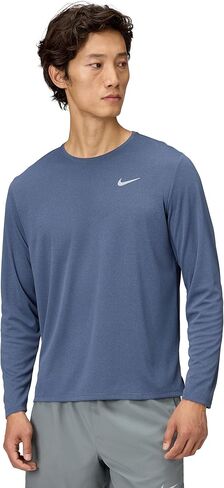 تيشيرت الجري Miler Dri-FIT UV بأكمام طويلة من Nike للرجال in Saudi Arabia