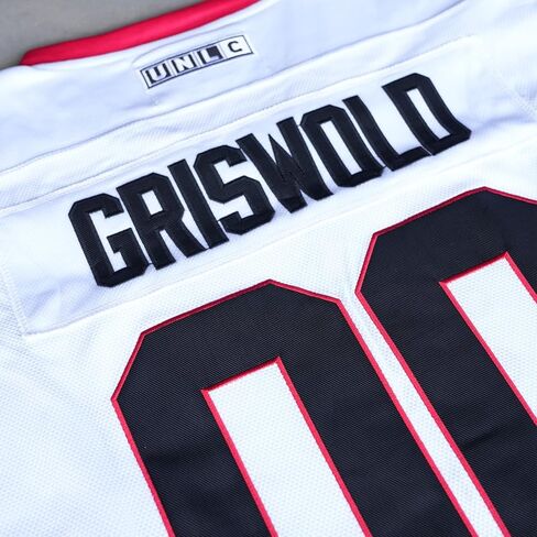 Griswold Moose Clark #00 Hockey Jersey - X-Mas Vacation مخيط الحروف والأرقام، ملابس المعجبين، بوليستر مسامي، S-5XL in Kuwait