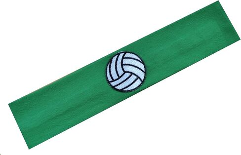 Funny Girl Designs Volleyball Patch Cotton Stretch Headband for Girls Teens and Adults - Volleyball Team Gift in Saudi Arabia