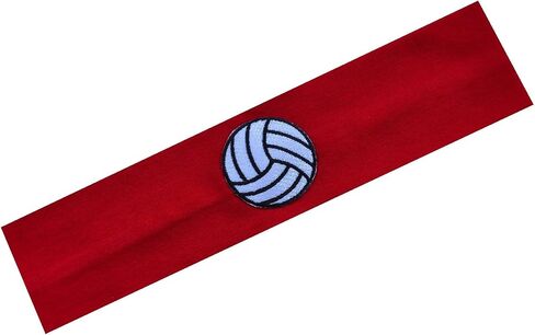 Funny Girl Designs Volleyball Patch Cotton Stretch Headband for Girls Teens and Adults - Volleyball Team Gift in Saudi Arabia