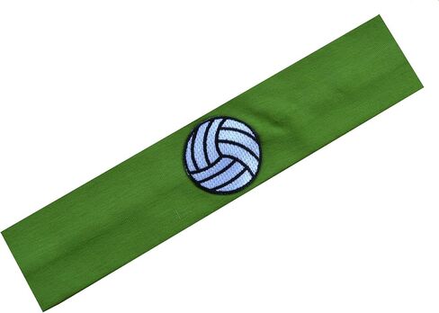 Funny Girl Designs Volleyball Patch Cotton Stretch Headband for Girls Teens and Adults - Volleyball Team Gift in Saudi Arabia