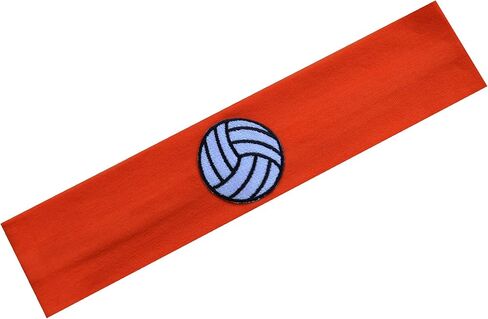 Funny Girl Designs Volleyball Patch Cotton Stretch Headband for Girls Teens and Adults - Volleyball Team Gift in Saudi Arabia