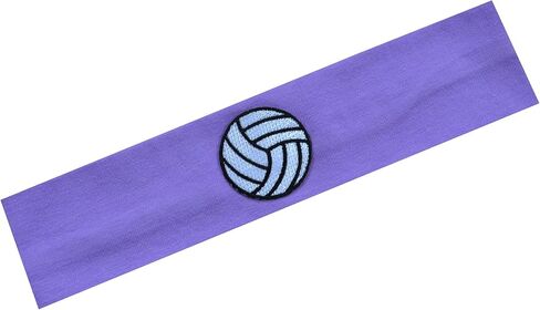 Funny Girl Designs Volleyball Patch Cotton Stretch Headband for Girls Teens and Adults - Volleyball Team Gift in Saudi Arabia