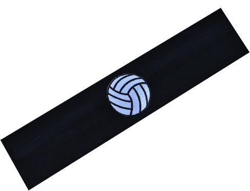 Funny Girl Designs Volleyball Patch Cotton Stretch Headband for Girls Teens and Adults - Volleyball Team Gift in Saudi Arabia
