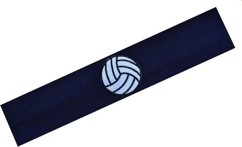 Funny Girl Designs Volleyball Patch Cotton Stretch Headband for Girls Teens and Adults - Volleyball Team Gift in Saudi Arabia