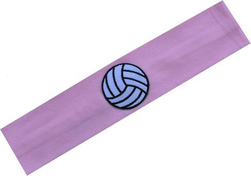Funny Girl Designs Volleyball Patch Cotton Stretch Headband for Girls Teens and Adults - Volleyball Team Gift in Saudi Arabia