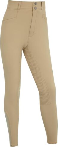 LeMieux Young Rider Freya Pro Breeches - قبضة سيليكون للمقعد الكامل - جوارب طويلة لركوب الخيل للأطفال in Kuwait