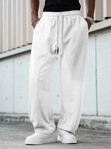 JMIERR Men's Casual Baggy Pants Wide Leg Travel Pants Streetwear Joggers with Pockets in Saudi Arabia