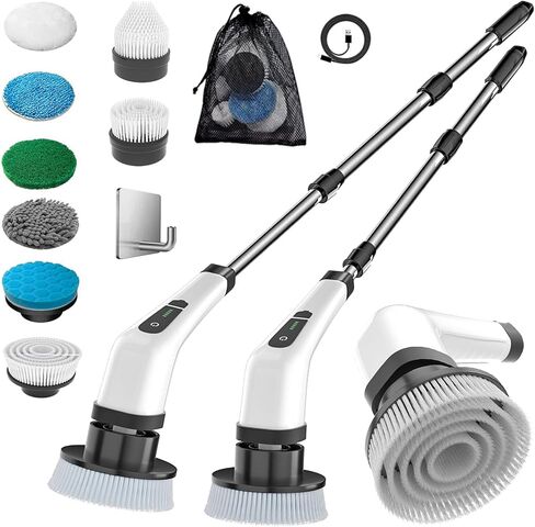 MGLSDeet Electric Spin Scrubber Cleaning Brush 7Pcs Replacement Brush Heads Kit, for MGLSDeet ANS8050/8051/8052 SXT168 Electric Cleaning Brush in Saudi Arabia