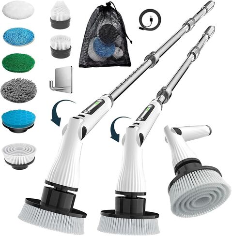 MGLSDeet Electric Spin Scrubber Cleaning Brush 7Pcs Replacement Brush Heads Kit, for MGLSDeet ANS8050/8051/8052 SXT168 Electric Cleaning Brush in Saudi Arabia