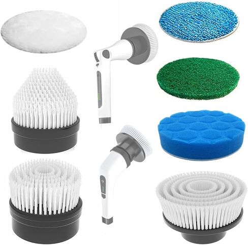 MGLSDeet Electric Spin Scrubber Cleaning Brush 7Pcs Replacement Brush Heads Kit, for MGLSDeet ANS8050/8051/8052 SXT168 Electric Cleaning Brush in Saudi Arabia