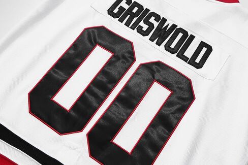 الشباب Griswold #00 فيلم عيد الميلاد الهوكي الفانيلة مخيط الحروف والأرقام S-L in Kuwait