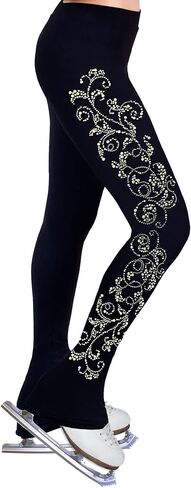 NY2 SPORTSWEAR Figure Skating Practice Pants with Rhinestones R52 - Child Sizes in Saudi Arabia