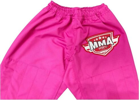 Brazilian Jiu-Jitsu (BJJ) Lightweight Training Gi for Kids | 100% Cotton-Poly Blend | with Free White Belt in Saudi Arabia