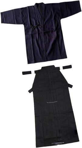Japanese Kendo Uniform Set Men Women Iaido Adults Kung Fu Aikido Samurai Hakama in Saudi Arabia