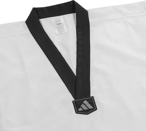 adidas adiTKD Black Belt Taekwondo Student Uniform - Black V-Neck in Saudi Arabia