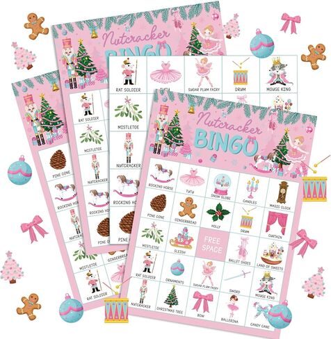 Liliful 35 Pcs Christmas Sweater Bingo Game Christmas Bingo Game 24 Players Ugly Sweater Bingo Cards Christmas Games for Kids Friends Family School Classroom Activities Holiday Party Favors in Saudi Arabia