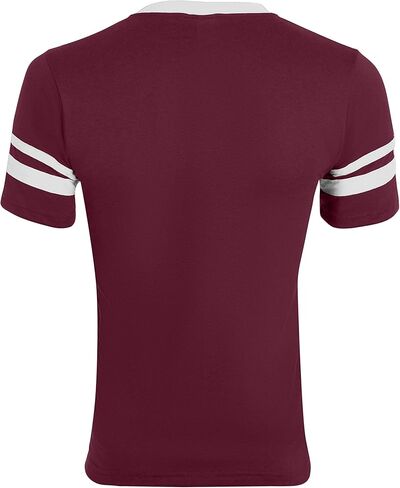 Augusta Sportswear Augusta Sleeve Stripe Jersey, Maroon/White, X-Large in Saudi Arabia