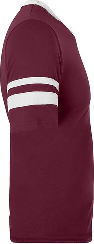 Augusta Sportswear Augusta Sleeve Stripe Jersey, Maroon/White, X-Large in Saudi Arabia
