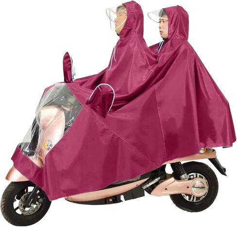 دراجة نارية المطر كيب الدراجات مقاوم للماء معطف واق من المطر أكسفورد القماش غطاء للمطر دراجة المطر الرأس in Kuwait