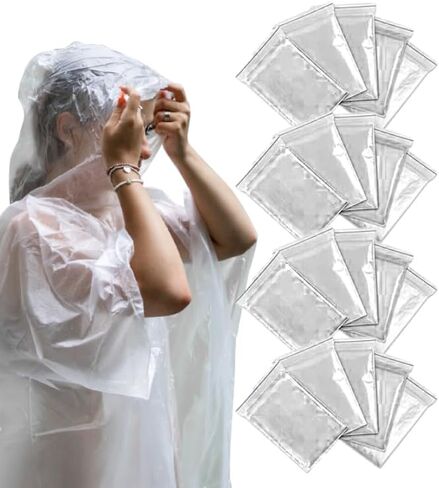 Trail maker Bulk Rain Ponchos for Adults 200 Pack 100% Waterproof Emergency Disposable Wholesale Rain Coat Ponchos with Hood in Saudi Arabia