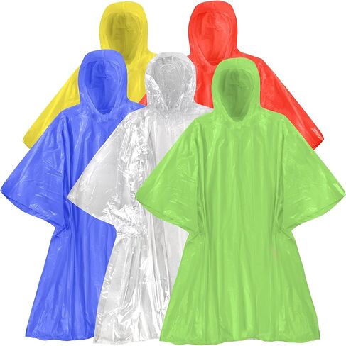 Trail maker Bulk Rain Ponchos for Adults 200 Pack 100% Waterproof Emergency Disposable Wholesale Rain Coat Ponchos with Hood in Saudi Arabia