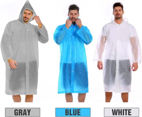 Ultralight Rain Poncho Portable Waterproof Rain Coat Men Women Cycle Rain Cover Hooded Raincoat for Tourism Hiking in Saudi Arabia