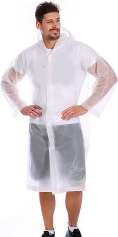 Ultralight Rain Poncho Portable Waterproof Rain Coat Men Women Cycle Rain Cover Hooded Raincoat for Tourism Hiking in Saudi Arabia