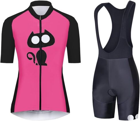 UGLY FROG FBA25 Women's Cycling Jersey Short Sleeve MTB Bike Clothing Road Bicycle Shirts Shorts Padded Pants in Saudi Arabia