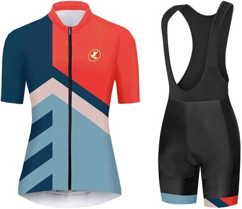 UGLY FROG FBA25 Women's Cycling Jersey Short Sleeve MTB Bike Clothing Road Bicycle Shirts Shorts Padded Pants in Saudi Arabia