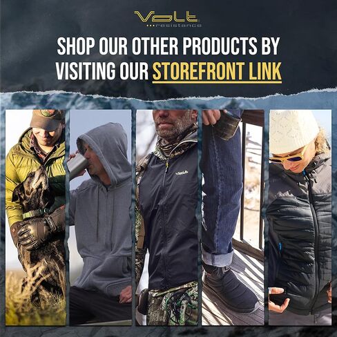 سترة فولت صفر طبقة حرارية للرجال بنظام تسخين - بطانة سترة متقدمة لتدفئة الجذع مع بطارية وشاحن للتزلج in Kuwait