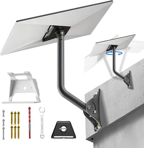 Starlink Gen 3 Mount, Starlink Roof Mount Compatible with V3 Starlink Standard Dish, Starlink Long Wall Mount, Starlink Mounting Kit, Starlink Pole Mount (Gen 3) in Saudi Arabia