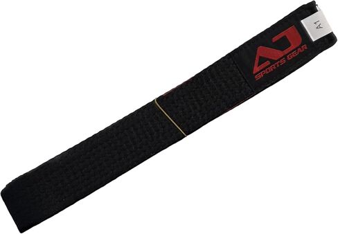 حزام BJJ - حزام جيو جيتسو البرازيلي للمنافسة مع خطوط التصنيف - جيو جيتسو للبالغين والأطفال in Kuwait