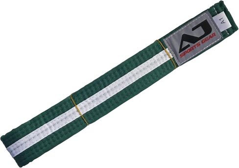 حزام BJJ - حزام جيو جيتسو البرازيلي للمنافسة مع خطوط التصنيف - جيو جيتسو للبالغين والأطفال in Kuwait